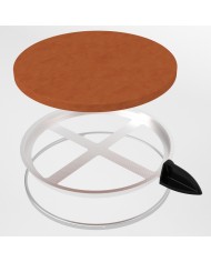 Diavola Pro pizza rotation system during baking