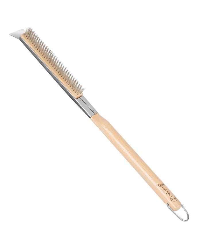 Diavola Pro Brush with Steel Bristles for Biscotto and Refractory Cleaning
