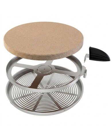 Forno pizza elettrico Diavola Pro V 3.0 +Sistema rotazione pietra biscotto