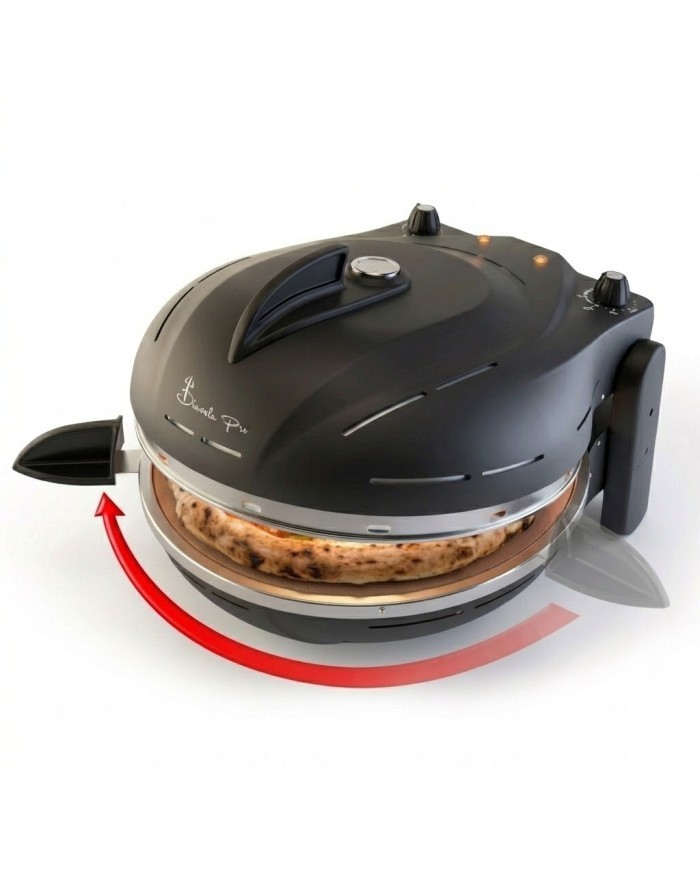 Diavola Pro pizza rotation system during baking