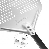Removable Aluminum Pizza Peel Asolata Forata 35x40x71 cm