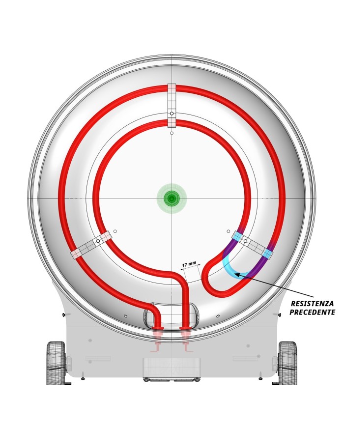Four à pizza électrique Diavola Pro V3.0 – 500°C en 20 min, Made in Italy