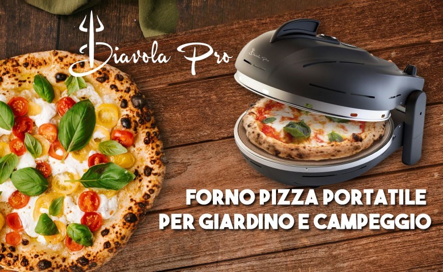 Forno pizza elettrico portatile per giardino, balcone e campeggio: quanto è davvero trasportabile?